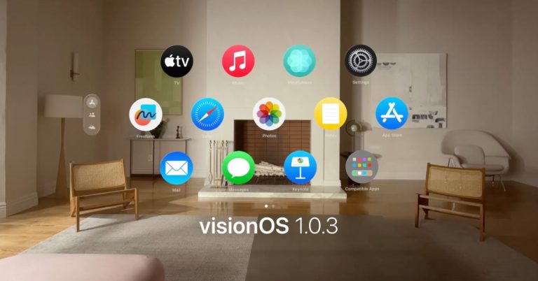 visionOS 1.0.3 pour Apple Vision Pro est maintenant disponible (notes de version)
