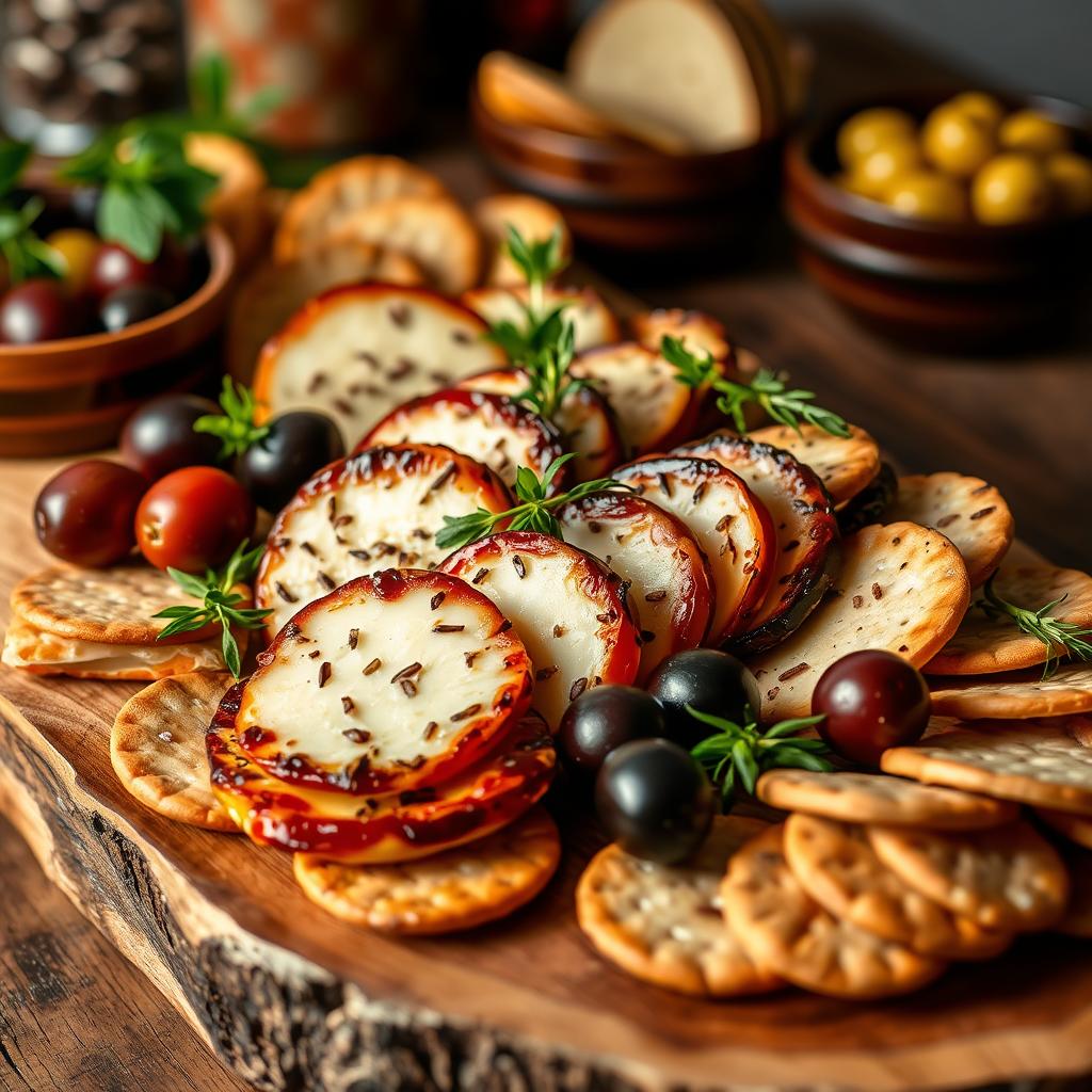 apéritifs avec fromage Scamorza apéritifs avec fromage Scamorza