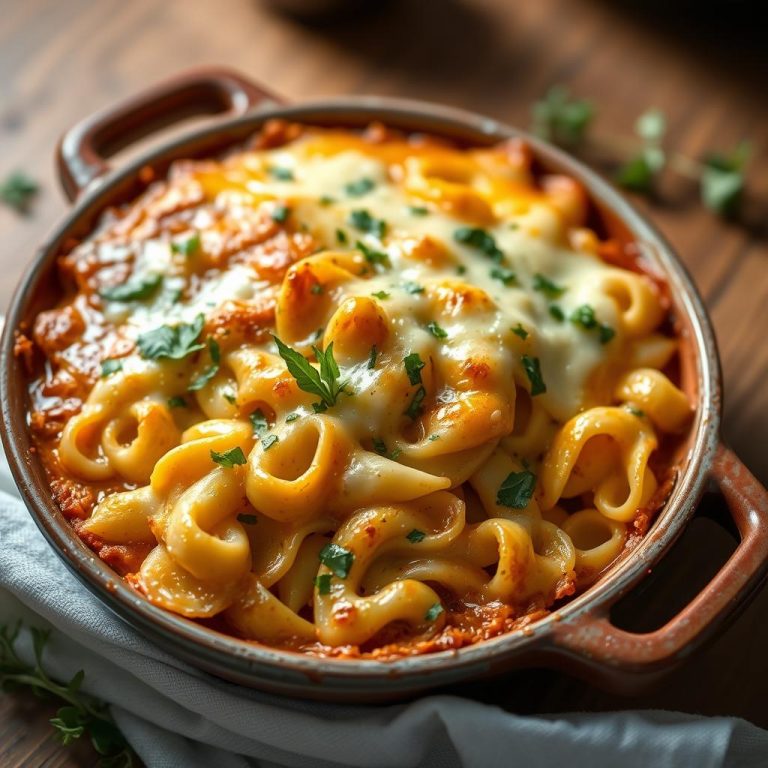 Recette Facile de Gratin de Pâtes Savoureux