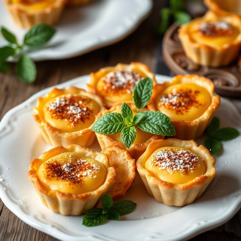 Pasteis de Nata : Astuces pour des Tartelettes Dorées et Onctueuses