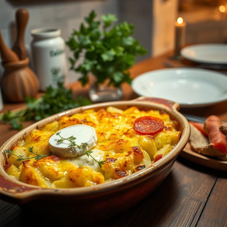 Gratin de Pommes de Terre au Chorizo et Camembert : La Recette qui Réchauffe vos Soirées.