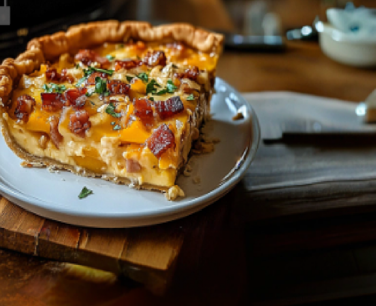 Cette Tarte Butternut, Lardons, Fromage et Noisettes Est un Vrai Régal d’Automne !