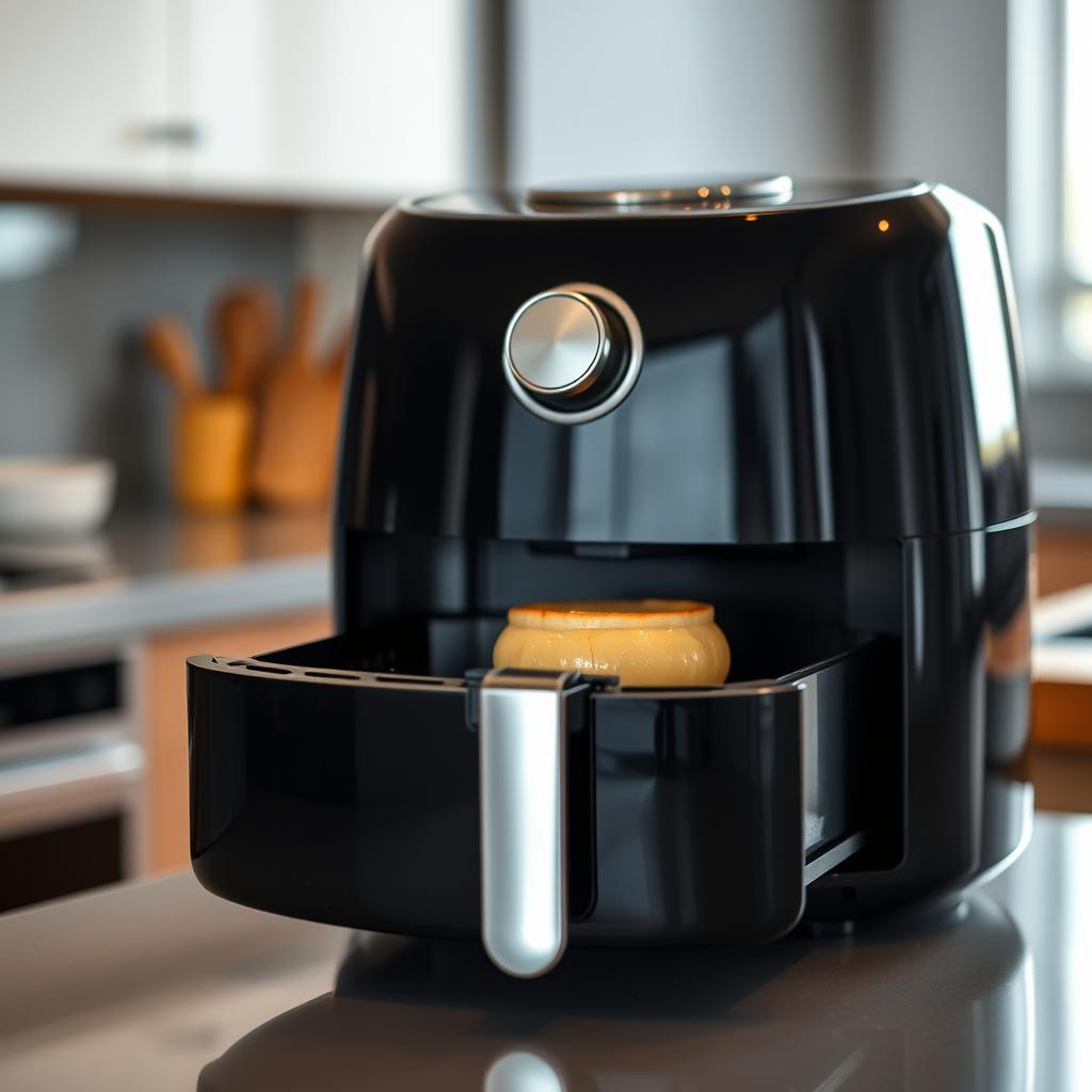 Cuisson air fryer recette moderne crème aux œufs