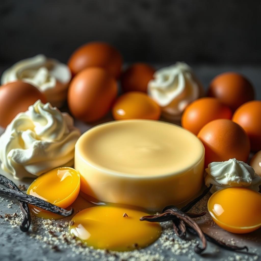 Ingrédients crème aux œufs