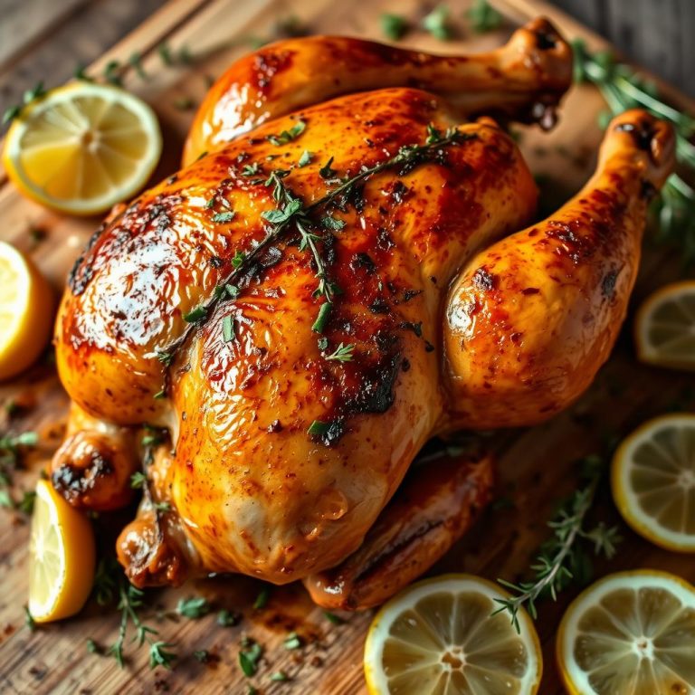 Poulet au Citron et Thym : La Recette Simple et Ultra Savoureuse à Tester d’Urgence !
