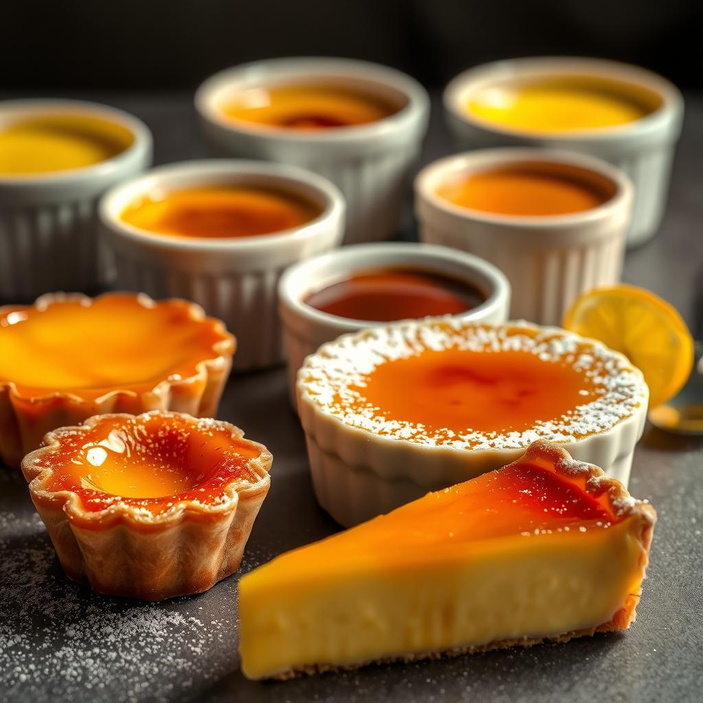 Variantes de la crème aux œufs