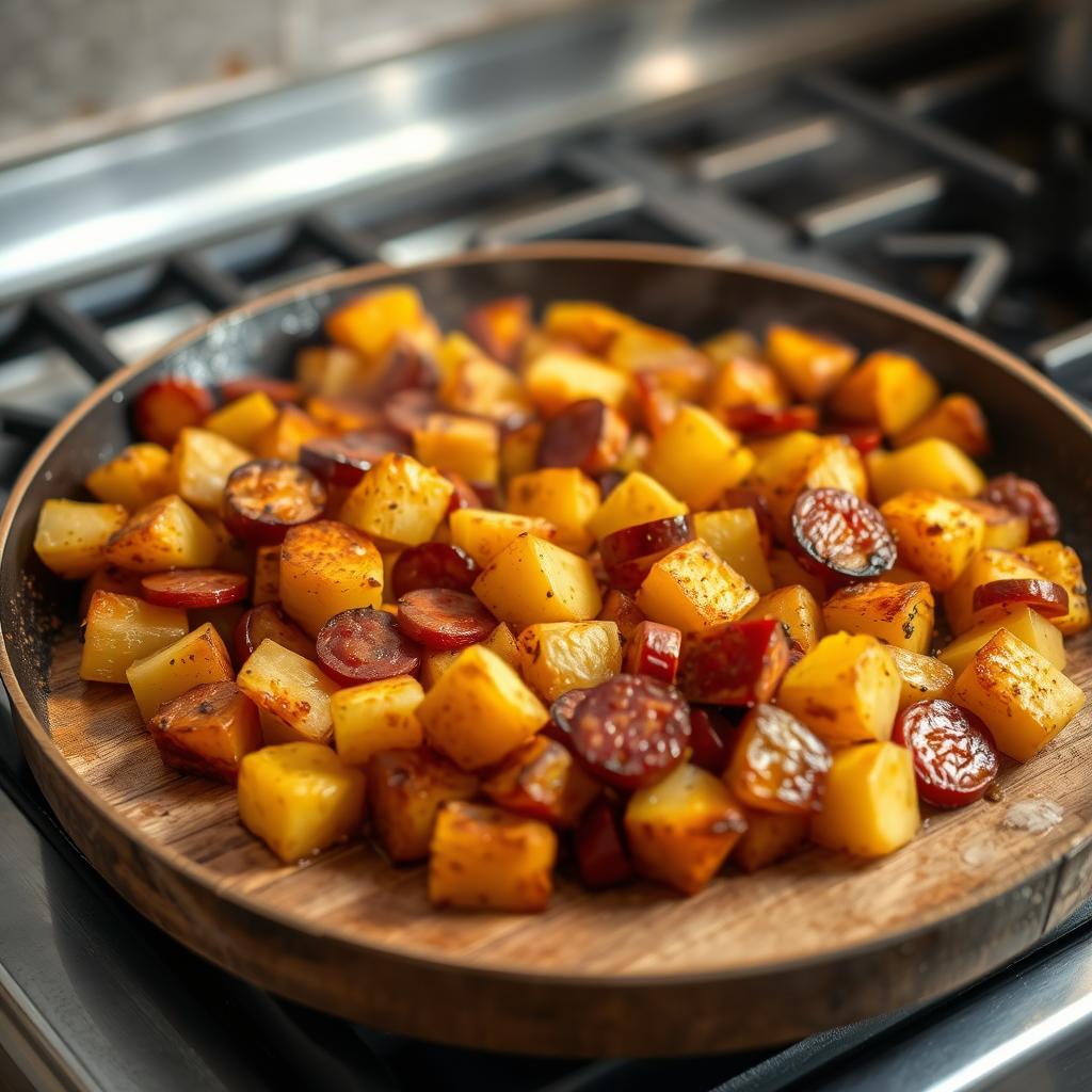 pommes de terre chorizo