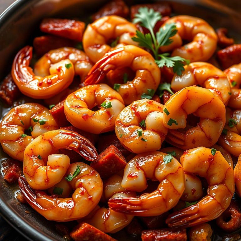 Crevettes Maison au Chorizo