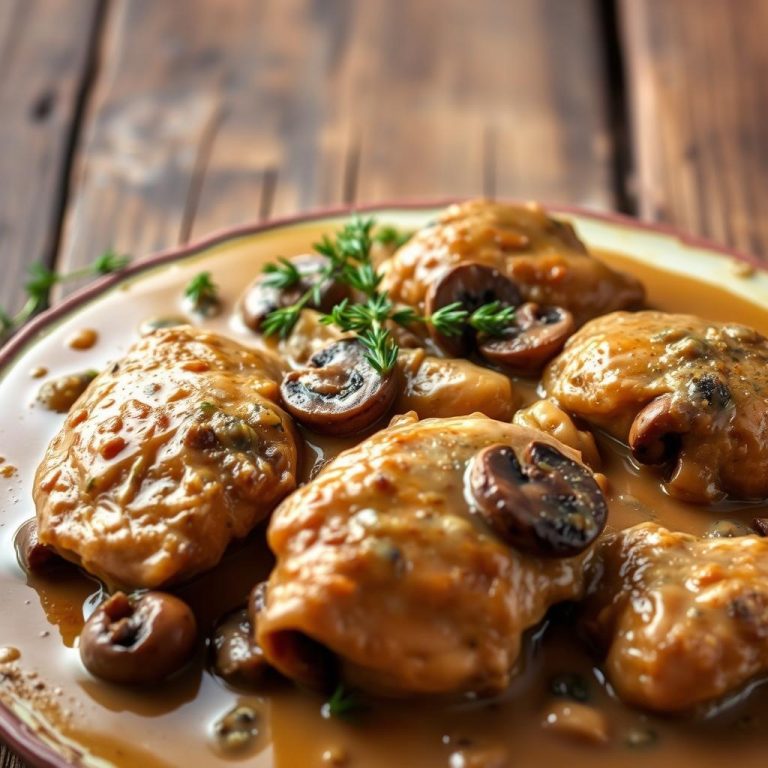 Fricassée de Poulet aux Champignons : La Recette Crémeuse et Savoureuse !
