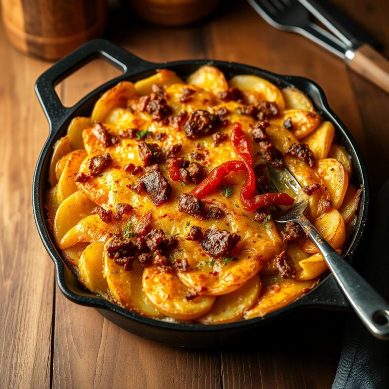 Gratin Rustique Pommes de Terre & Chorizo : Une Explosion de Saveurs à Tester Absolument !