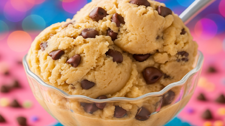 Dégustez la pâte à cookie crue – Un délice!