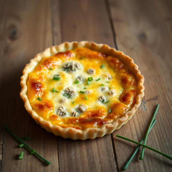 Quiche au thon sans pâte