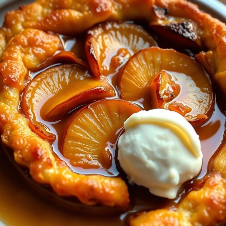 Tarte Tatin Maison : L’Astuce de Grand-Mère pour une Pâte Dorée et des Pommes Fondantes