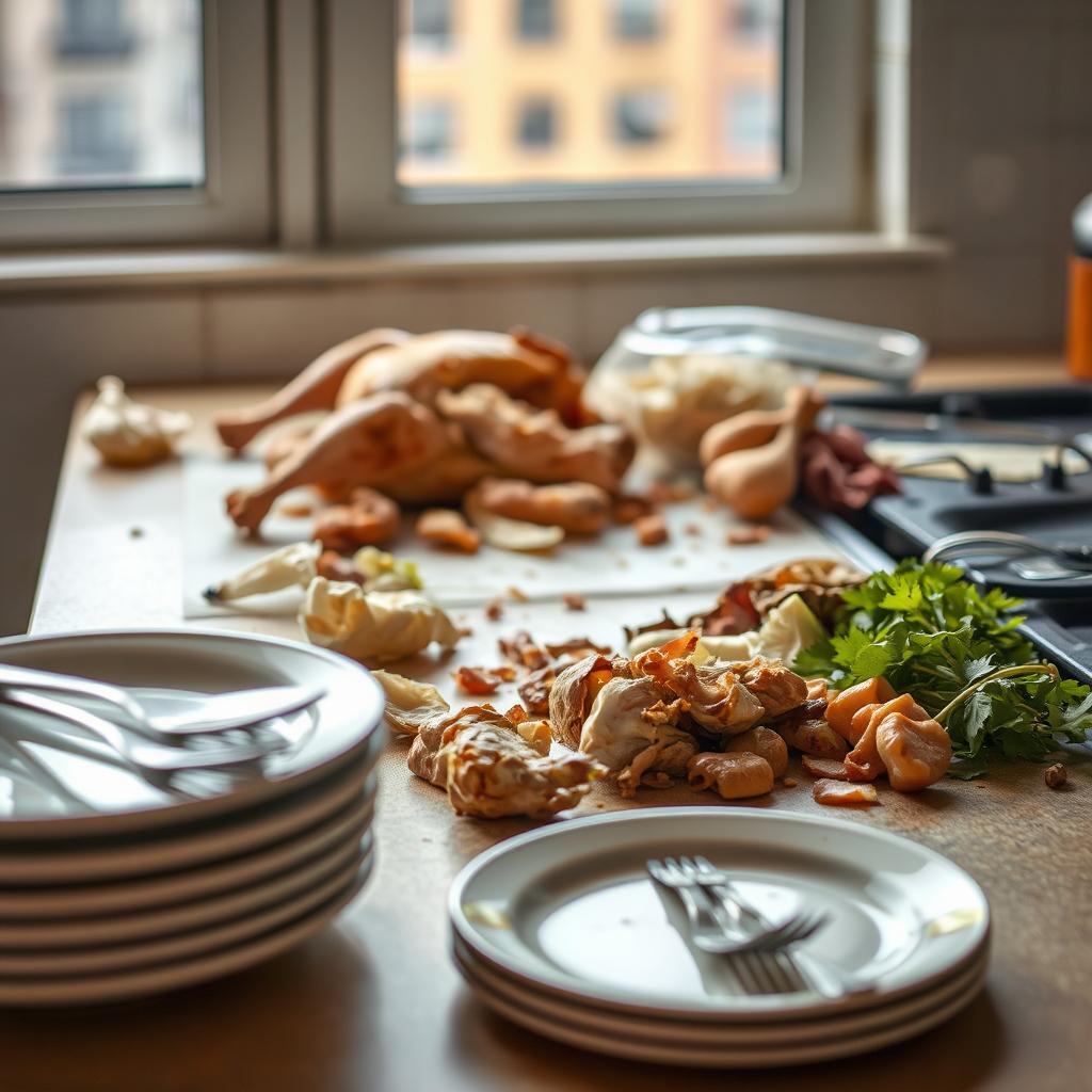 erreurs recyclage poulet rôti