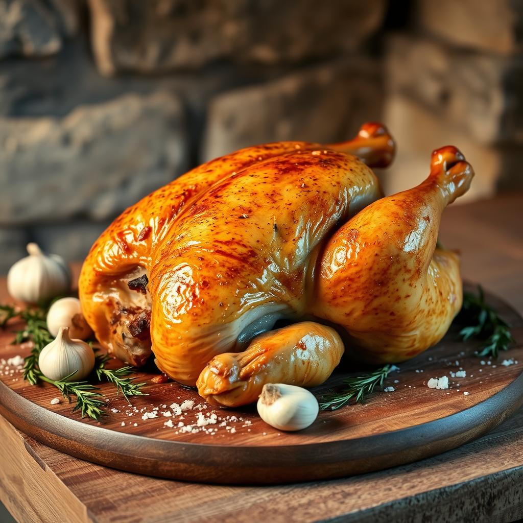 historique poulet rôti