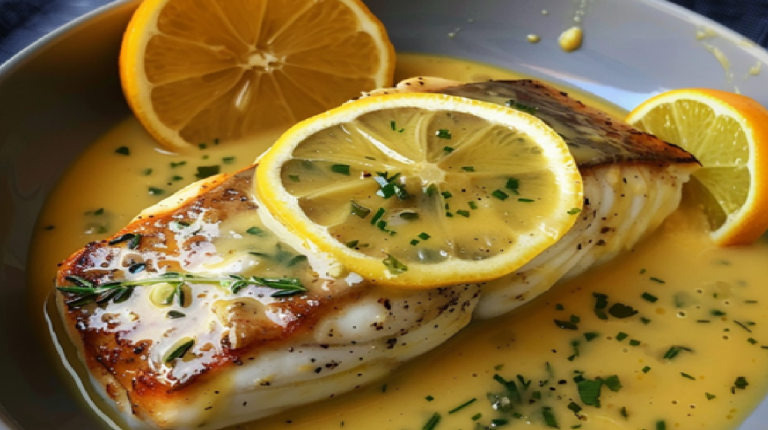 Sauce au Citron pour Poisson