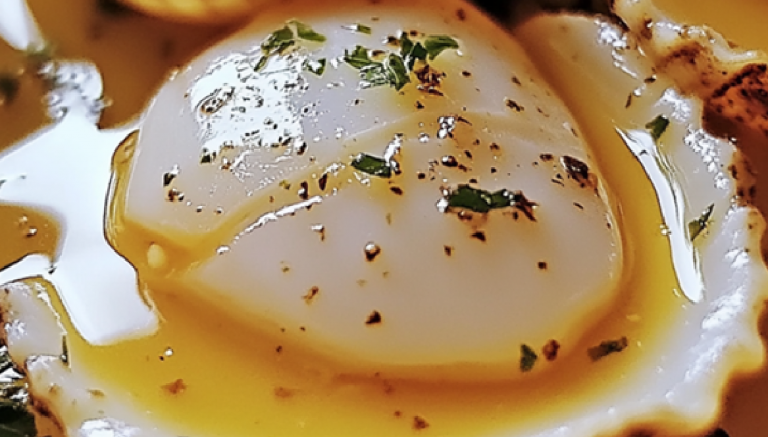 Coquilles Saint-Jacques au Beurre d’Ail et Persil