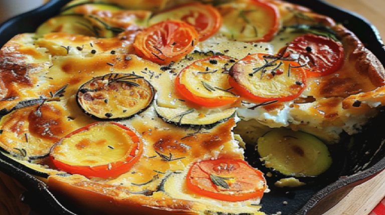 Recette Facile de Clafoutis aux Légumes Savoureux