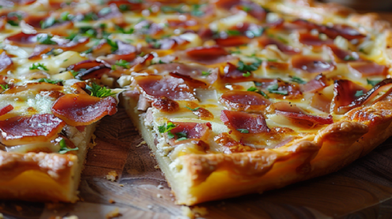 Tarte au Jambon et au Gruyère