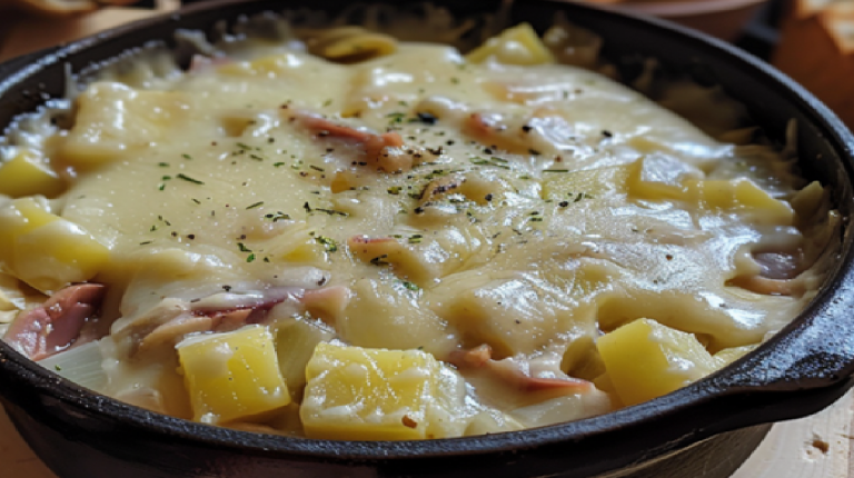 Recette délicieuse de Fondue aux poireaux