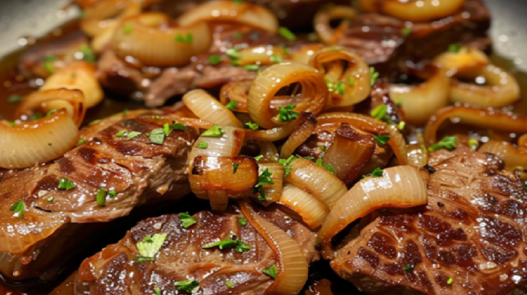 Bœuf Caramélisé aux Oignons et Sauce Soja