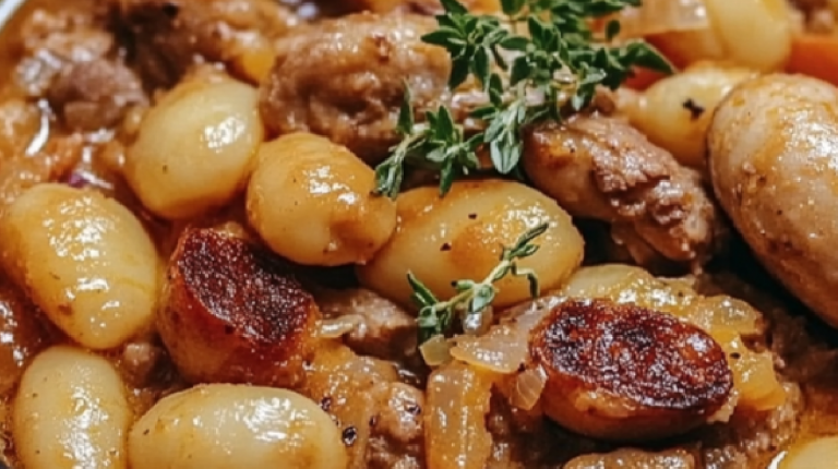Cassoulet rapide au Cookeo