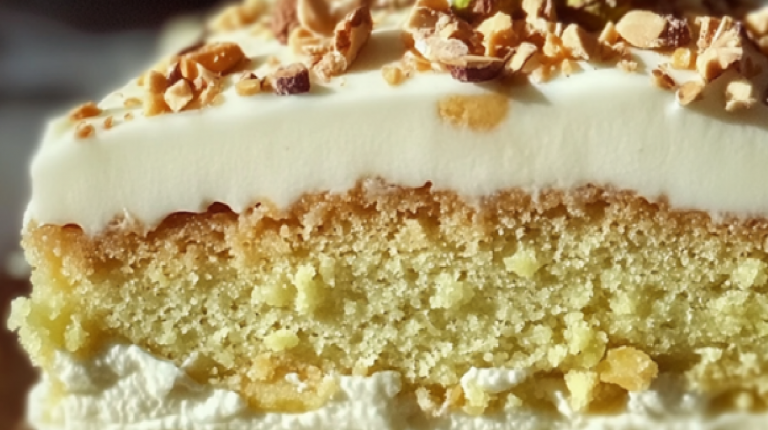 Gâteau Nuage à la Pistache