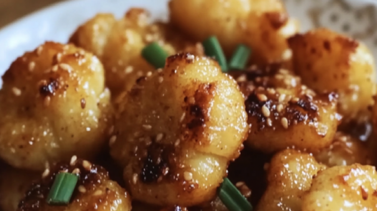 Bouchées de Chou-Fleur au Miel et à l’Ail Épicé