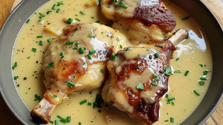 Cuisse de Dinde à la Dijonnaise