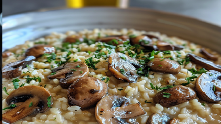 Risotto aux champignons