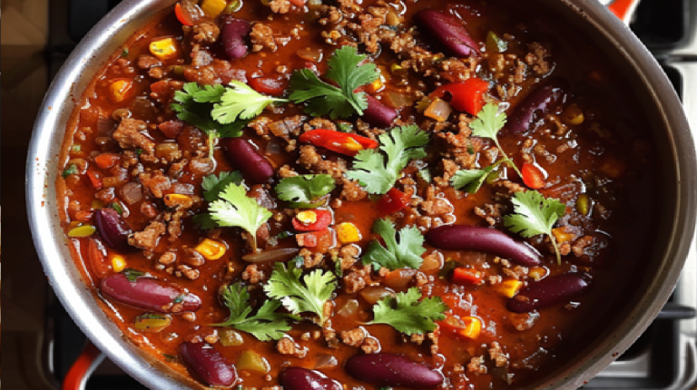 Recette Chili Con Carne Facile et Rapide