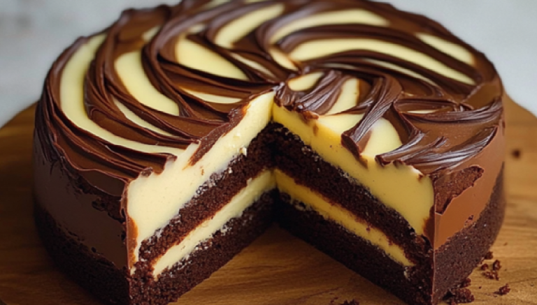 Gâteau Marbré Chocolat Vanille