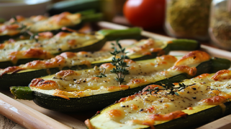 Recette De Courgettes au chèvre et aux épices