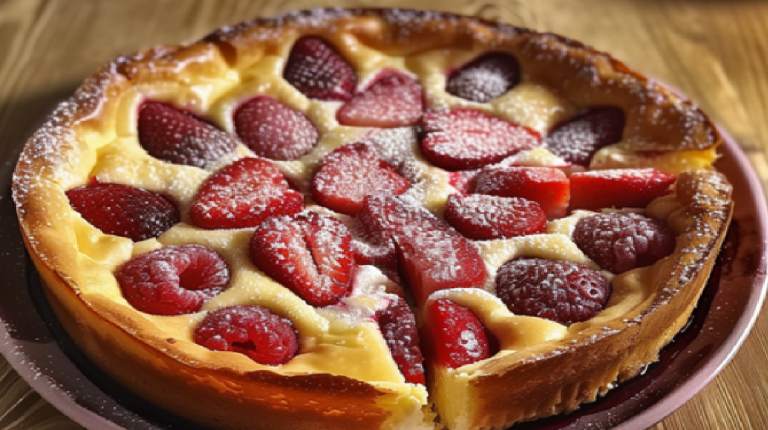 Clafoutis Léger aux Fraises