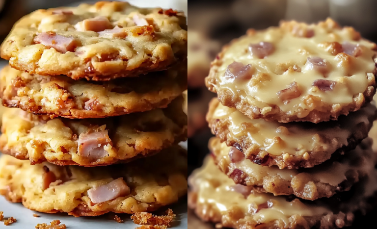 Cookies Salés au Jambon et Fromage