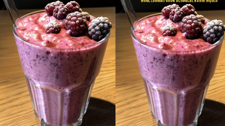Smoothie Facile Aux Myrtilles