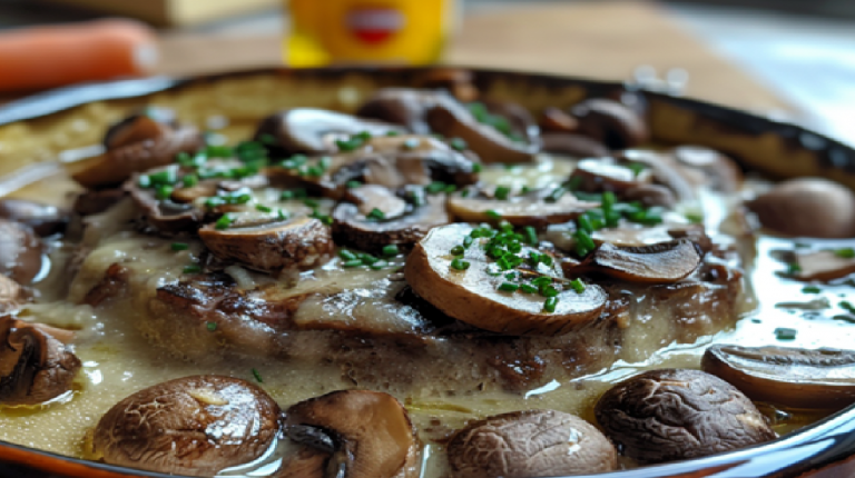 Joue de Bœuf Mijotée aux Champignons | Recette Cozy