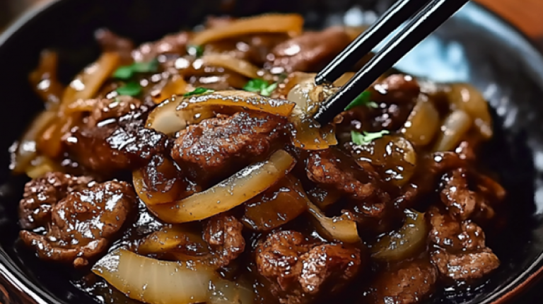 Bœuf Sauté aux Oignons