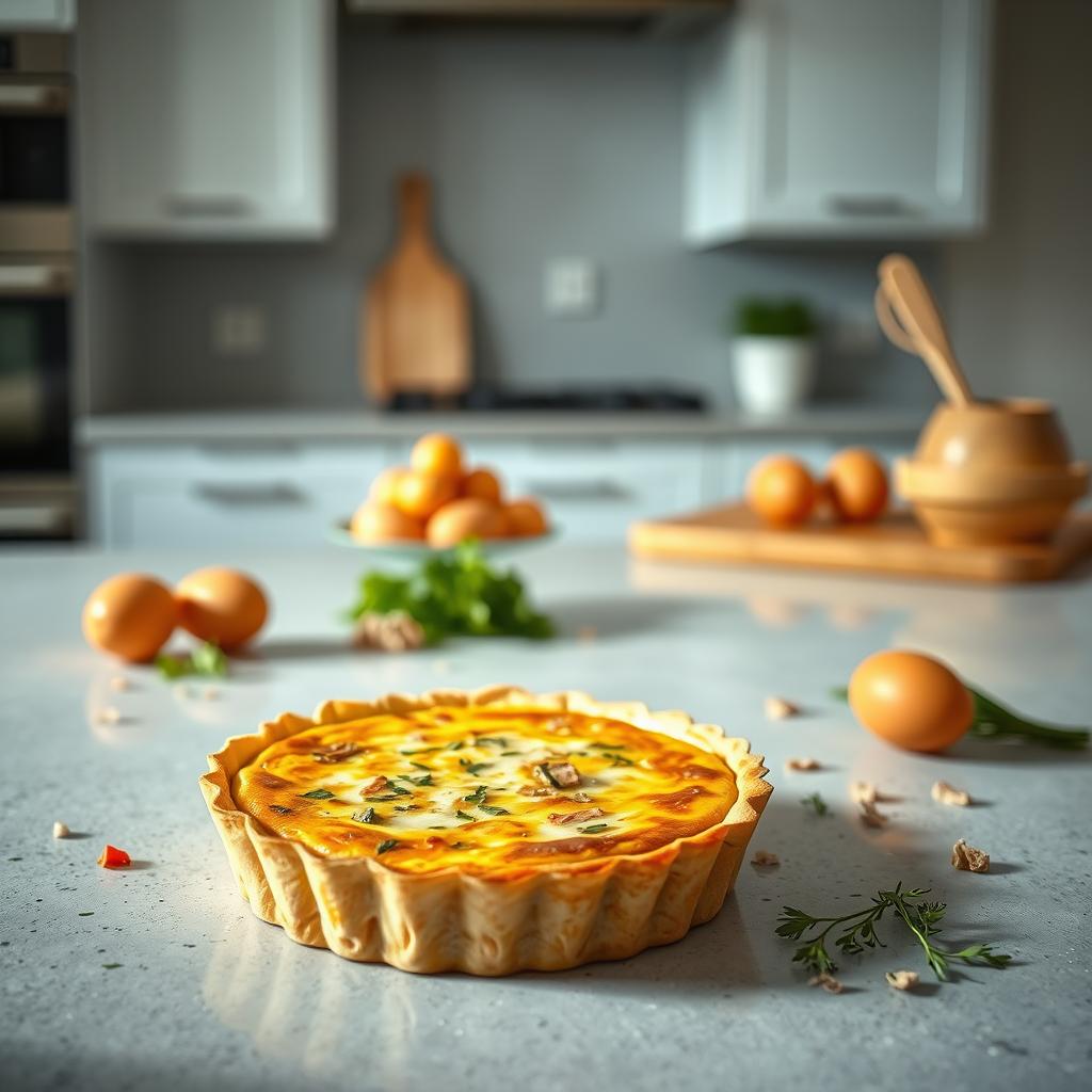 préparation quiche