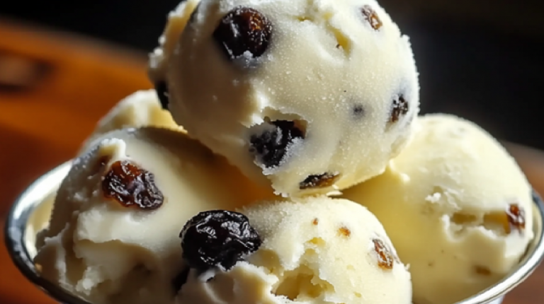 Glace rhum-raisin