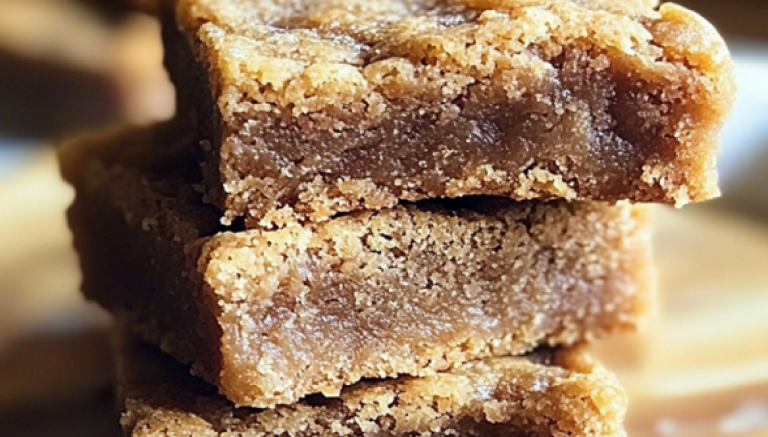 Blondies à la Cannelle et au Sucre