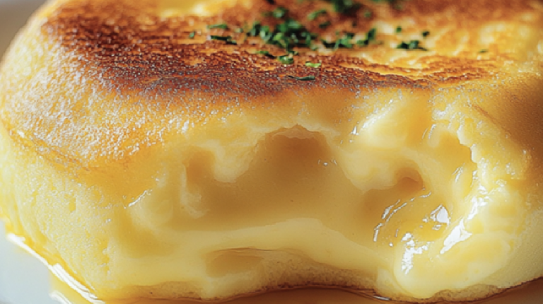 Omelette Soufflée Façon Fondant au Fromage