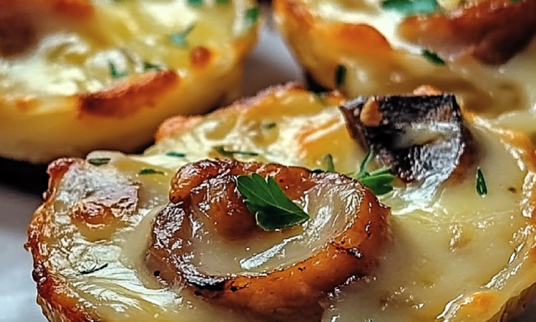 Bouchées Croustillantes aux Champignons Gratinés : Recette Facile et Savoureuse !