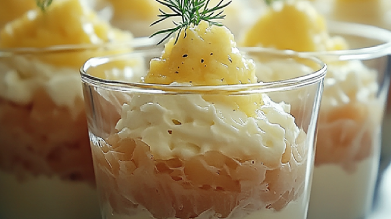 Recette de Verrines Thon, Œufs Mimosa et Mayonnaise