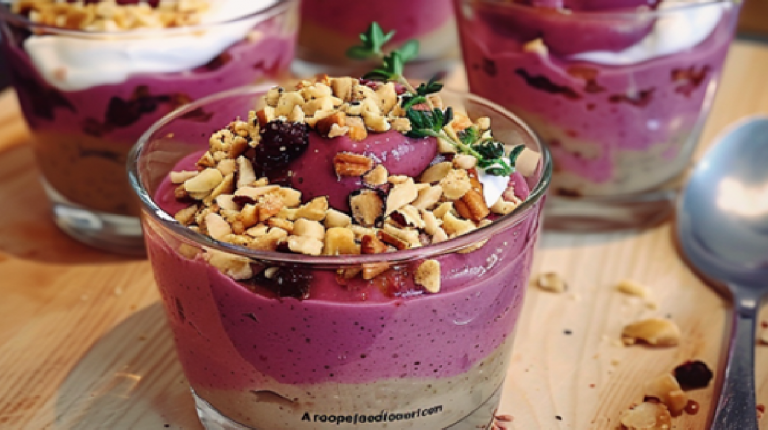 Mousse de Betterave Croquante en Verrines