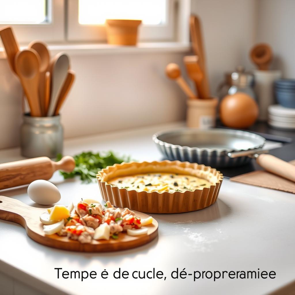 temps préparation cuisson quiche
