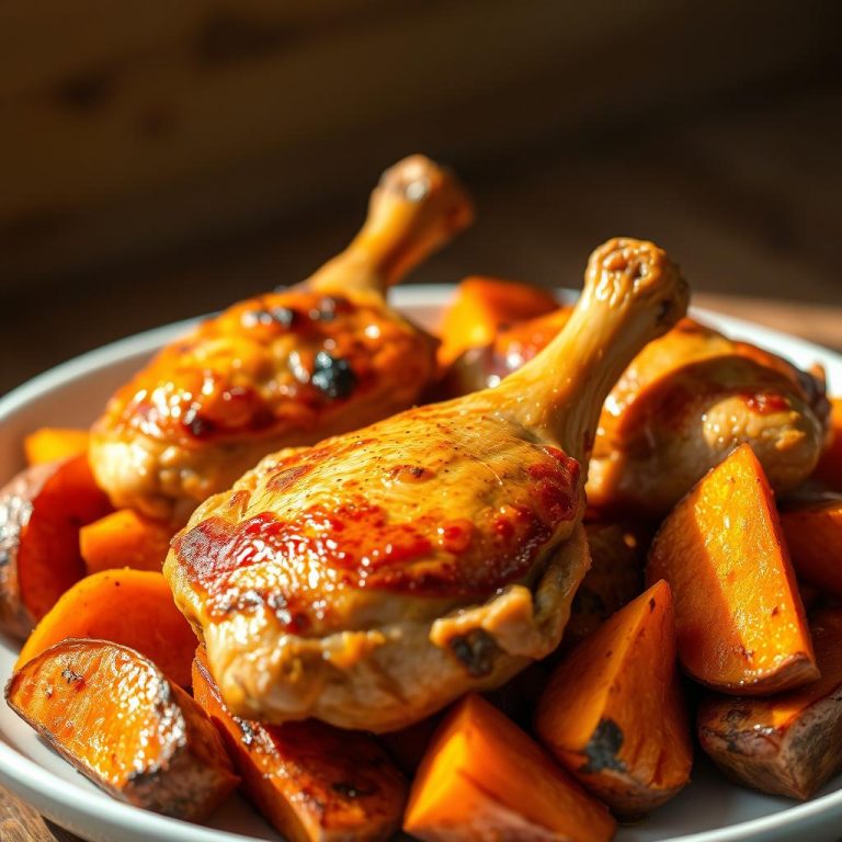 Cuisses de Poulet Rôties aux Patates Douces : La Recette Facile et Savoureuse à Tester Absolument !