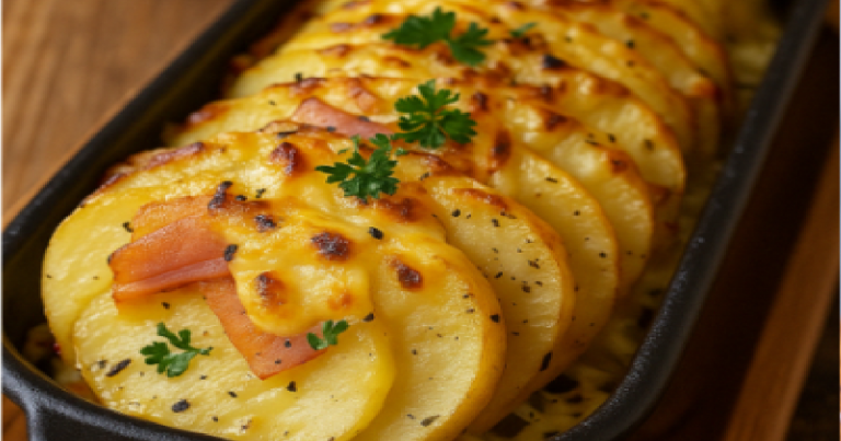 Recette Roulé de Pommes de Terre à la Raclette Facile