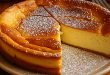 Gâteau Crémeux avec 3 Yaourts et 2 Œufs – Recette Ultra Facile et Moelleuse
