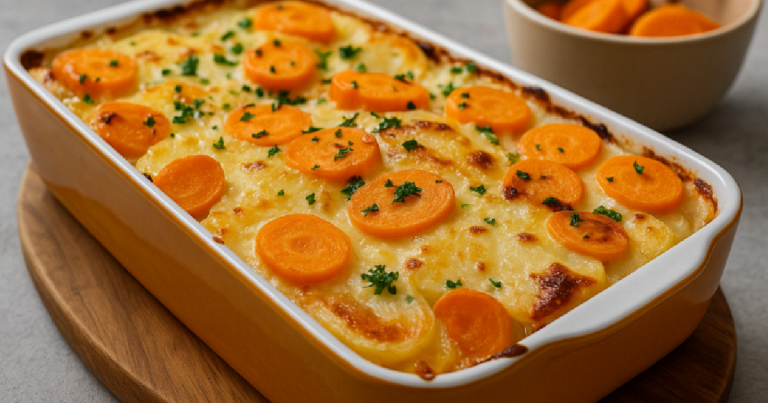 Gratin de Carottes Léger : Recette Délicieuse